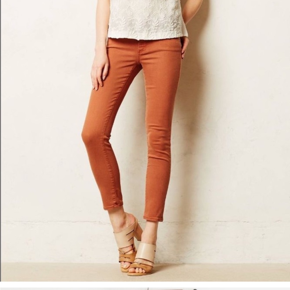 Anthropologie | Ag Adrino Rust Pants